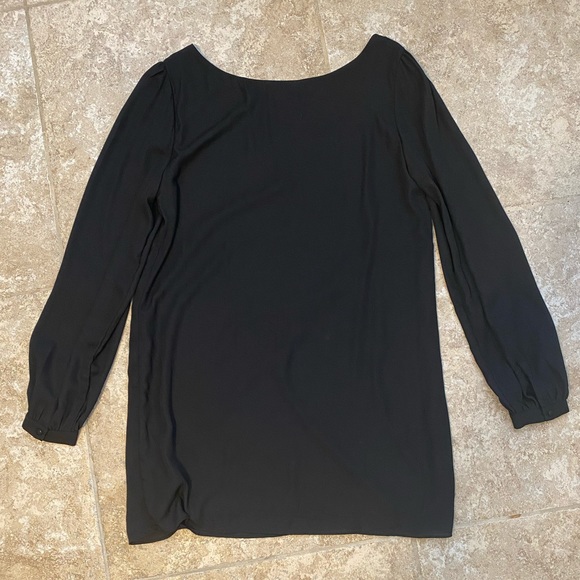 Lulus Long Sleeve Black Dress - size Large - Picture 5 of 5